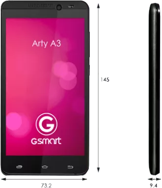 تلفن هوشمند 4گیگابایت Gigabyte مدل GSMART ARTY A3