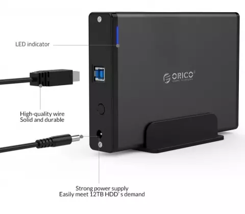داک هارد 3.5 اینچی اکسترنال ORICO مدل 7688U3