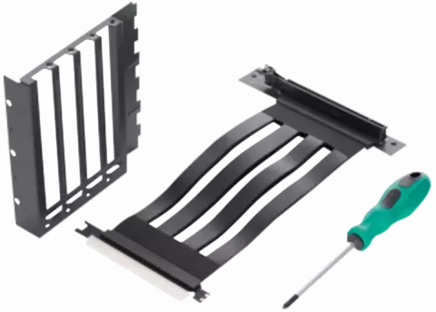 کابل و براکت نصب عمودی کارت گرافیک PCI- E 3.0 X16