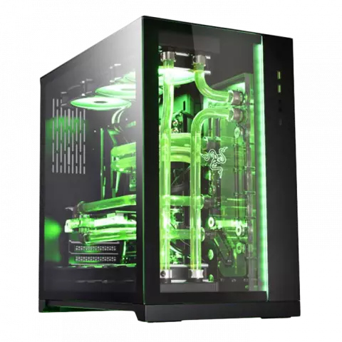 کیس گیمینگ Lian Li مدل O11 dynamic razer edition