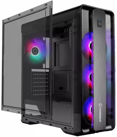 کیس گیمینگ GameMax مدل MoonLight FRGB WT
