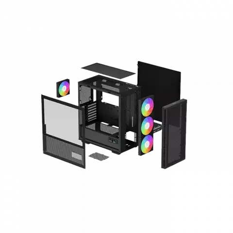 کیس گیمینگ Deepcool مدل CH560 DIGITAL