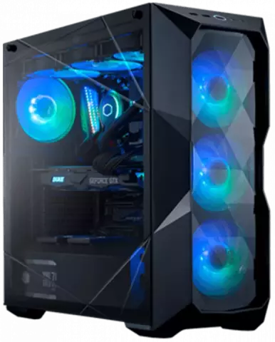 COOLER MASTER GAMING MASTERBOX TD500 CRYSTAL MCB-D500D-KGNN-SAU BLACK AVAJANG CASE