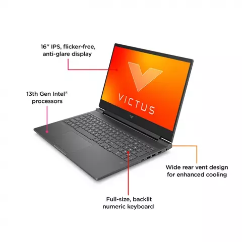 لپ تاپ گیمینگ 16.1 اینچ HP مدل Victus 16-R0085Cl