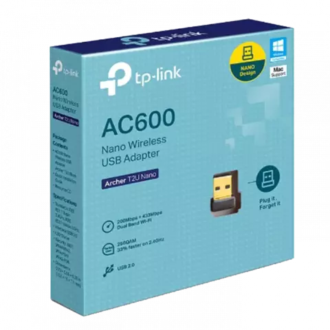 کارت شبکه بی سیم TP-Link مدل Archer T2U Nano AC600