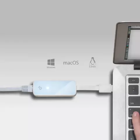 تبدیل USB به RJ45 تی پی-لینک مدل UE200 V2