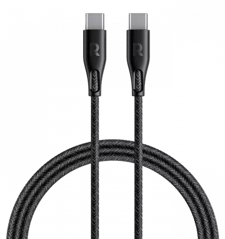 RAVPOWER RP-CB1031 2M FAST CHARGE GLOBAL BLACK AVAJANG TYPE-C CABLE