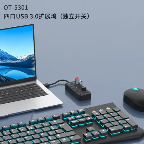هاب 4 پورت Onten مدل OTN-5301