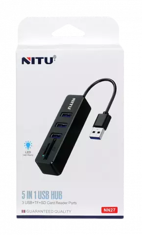 هاب 5 پورت Nitu مدل NN27
