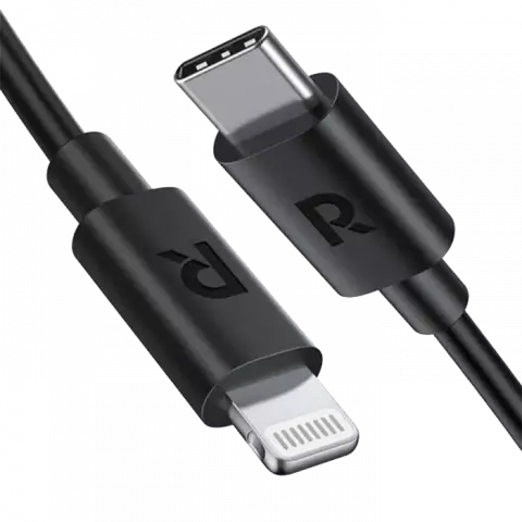 کابل شارژ 2 متری Type-C به Lightning راوپاور مدل RP-CB1020