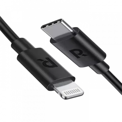 کابل شارژ 1 متری Type-C به Lightning راوپاور مدل RP-CB1016