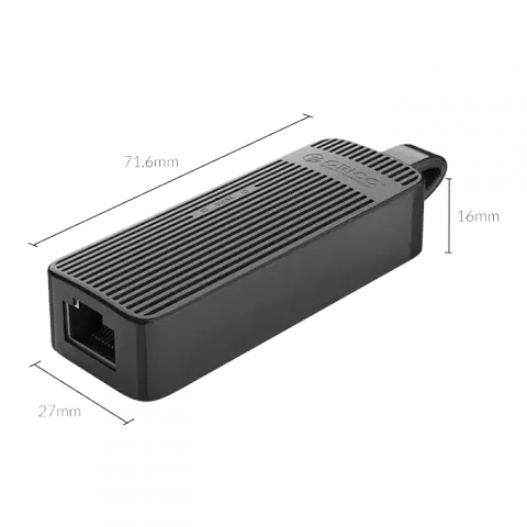 تبدیل USB2.0 به شبکه ORICO مدل UTK-U2-BK-BP