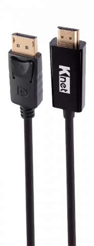 کابل 1.5 متری DisplayPort به HDMI کی نت مدل K-CODP2HD15
