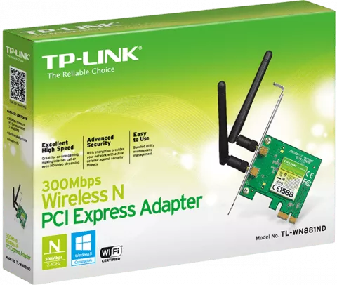 کارت شبکه بیسیم TP-LINK مدل TL-WN881ND Ver 2