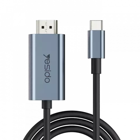 کابل تبدیل 2 متری Type-C به HDMI یسیدو مدل HM10