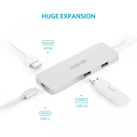هاب ANKER مدل PREMIUM USB-C