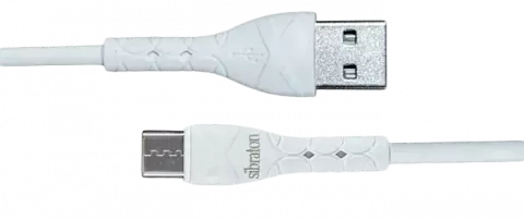 کابل شارژ 1.1 متری USB به Type-C سیبراتون مدل S207C