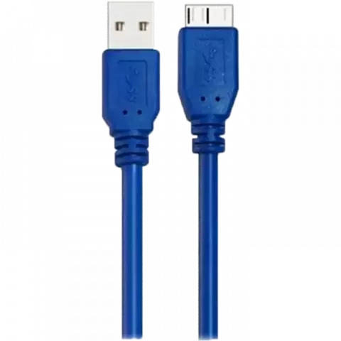 K-NET K-OC901 USB 3.0 AM TO MICRO 1M BLUE CABLE
