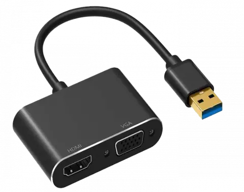 تبدیل VGA به HDMI با کابل صدا وی نت