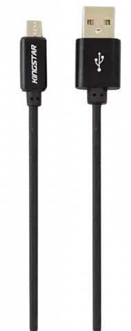 KINGSTAR K70A 2M BLACK MATIN ANDROID CABLE