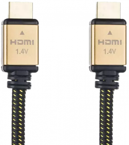 P-NET GOLD 3M FULL HD 1080 BLACK HDMI CABLE