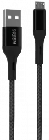 GREEN LION GNBCMCBK 1.2M BLACK ANDROID CABLE