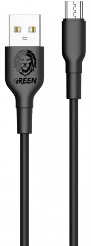 GREEN LION GNCMCBK 1.2M BLACK ANDROID CABLE