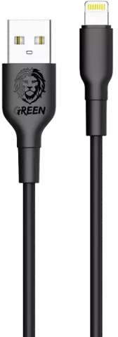 GREEN LION GNCIPHBK 1.2M BLACK LIGHTNING CABLE