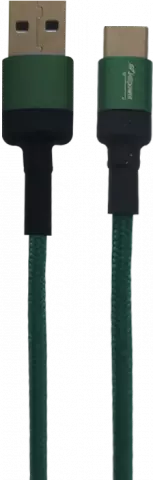 JETPOWER 1M GREEN TYPE-C CABLE نخی