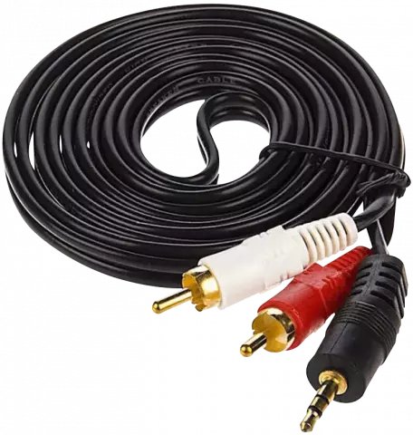 D-NET AV TO AUX AUDIO 1.5M BLACK CABLE