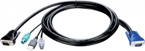D-LINK KVM-401 1.8M PS2 ASLI KVM CABLE