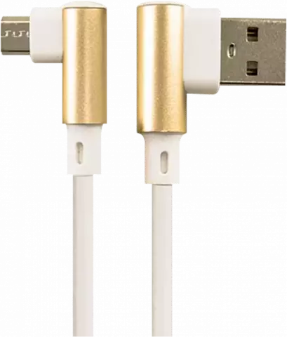 KINGSTAR K90 A 120CM WHITE/GOLD MATIN ANDROID CABLE