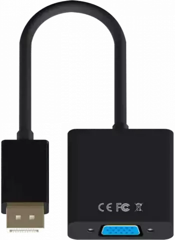 ROYAL DISPLAY PORT TO VGA BLACK ADAPTER