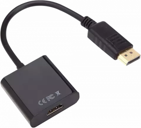 ROYAL DISPLAY PORT TO HDMI BLACK ADAPTER