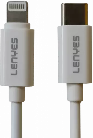 LENYES LC701 TC-15 OTG WHITE TYPE-C TO LIGHTNING CABLE