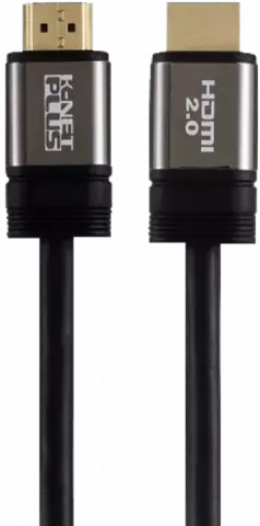 K-NET PLUS HIGH QUALITY 2.0 KP-HC156 4K 20M BLACK HDMI CABLE