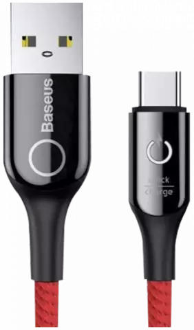 کابل شارژ 1 متری USB به TYPE-C باسئوس مدل C-SHAPED