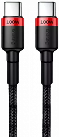 کابل شارژ 1 متری TYPE-C باسئوس مدل Cafule CATKLF-G91