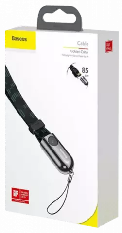 کابل شارژو انتقال داده 85 سانتی متری USB به LIGHTNING باسئوس GOLDEN COLLAR