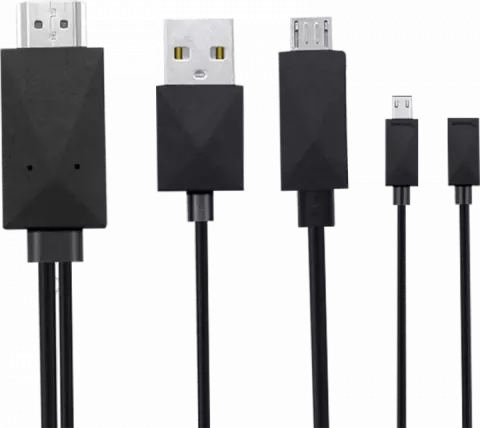کابل 2 متری MICRO USB به K-NET HDMI MHL