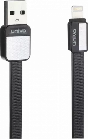 UNIVO UN-004I 1M BLACK BEHIN LIGHTNING CABLE