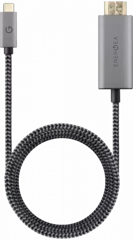 ENERGEA FIBRATOUGH CBL-FTC4HD-K200 3.1 USB-C TO 4K HDMI 2M GREY TEJARAT PASARGOD CABLE