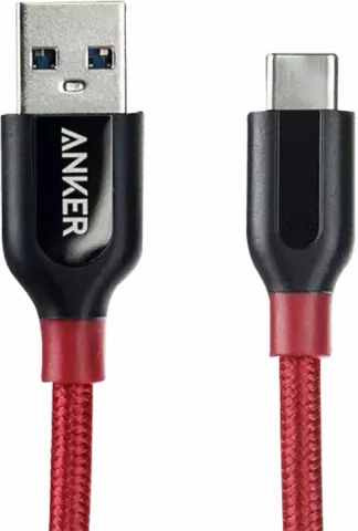 کابل شارژ 0.9 متری USB به ANKER TYPE C مدل POWERLINE PLUS A8168
