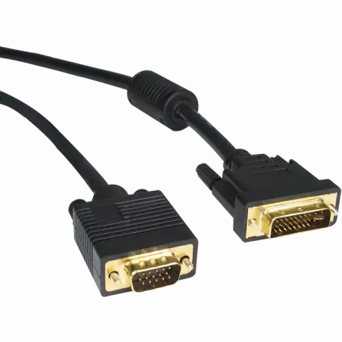 P-NET DVI TO VGA BLACK 1.5M CABLE