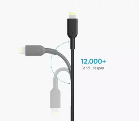 کابل شارژ 3 متری USB به ANKER LIGHTNING مدل A8434H11