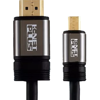 HDMI TO MICRO HDMI 2.0 4K 1.8M BLACK CABLE K-NET PLUS