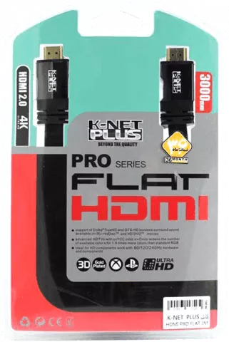 کابل 1.8 متری HDMI PRO 2.0 FLAT برند K-NET PLUS