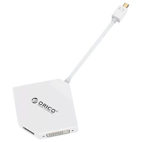 تبدیل Mini DisplayPort ORICO به HDMI+DVI+VGA مدل DMP-HDV3