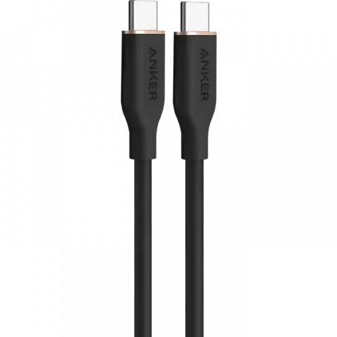 کالا Anker مدل POWERLINE III FLOW A8553H11 0.9M BLACK ASLI TYPE-C TO TYPE-C