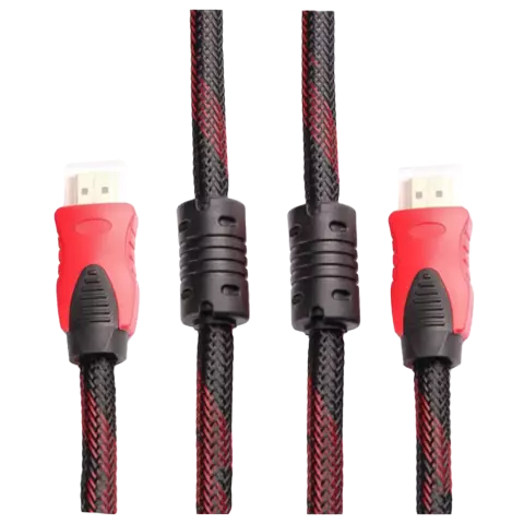 HDTV 25M BLACK/RED HDMI CABLE